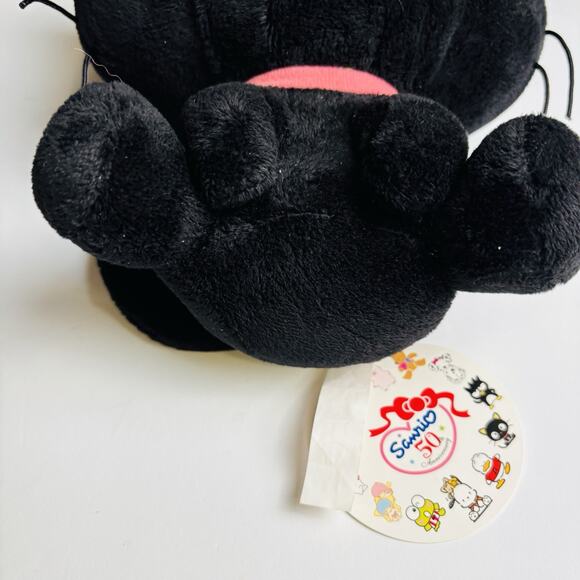 Sanrio Chococat Plush Hello Kitty Cat Pink Collar 2010 RARE - Picture 4 of 14